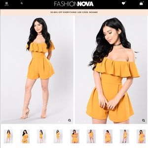 Strapless Fashion Nova Romper